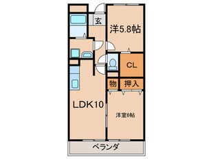 ユ－アイマンション赤坂の物件間取画像